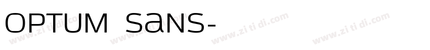 Optum sans字体转换